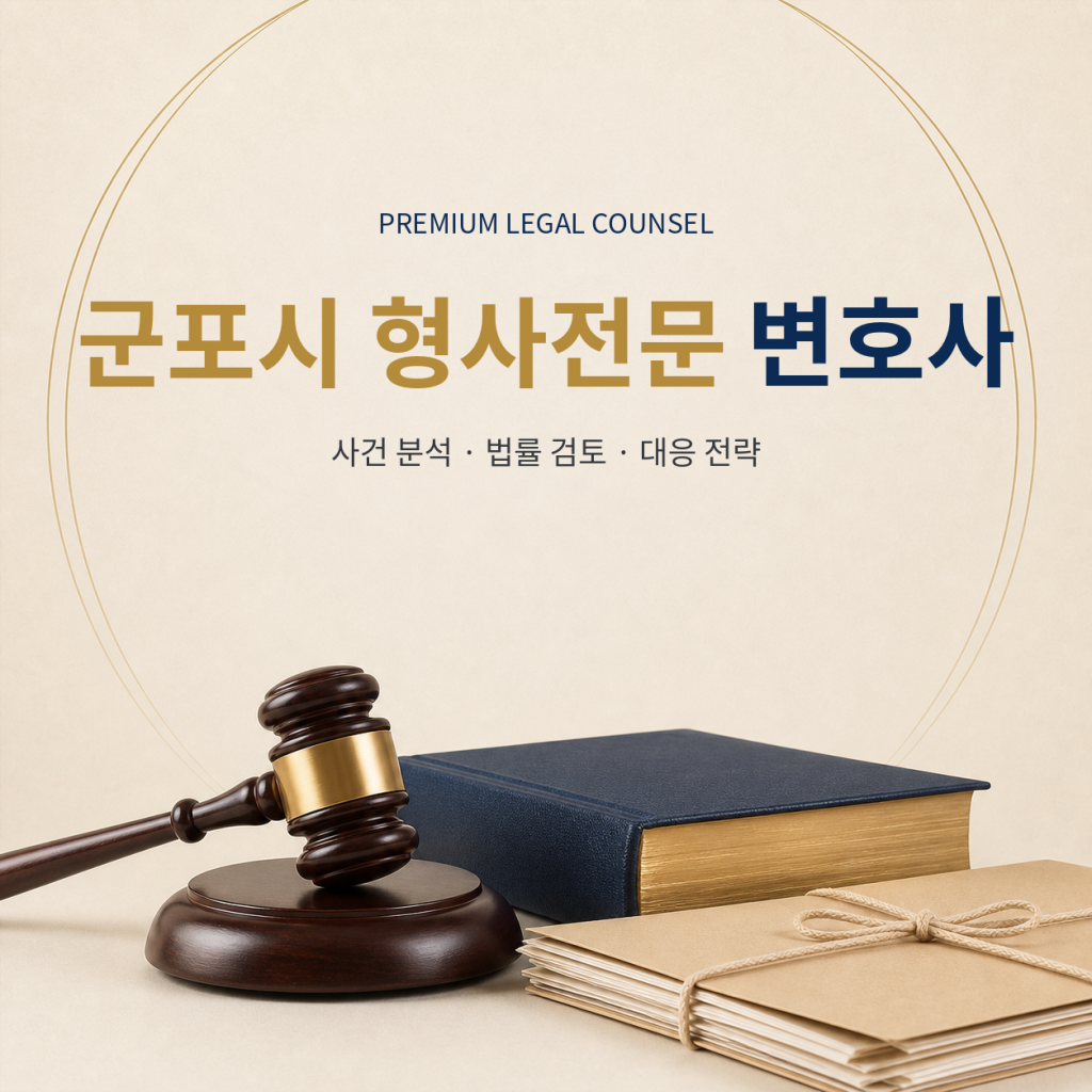 군포시 형사전문 변호사