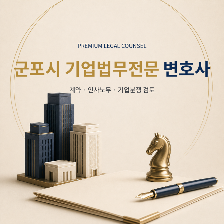 군포시 기업법무전문 변호사